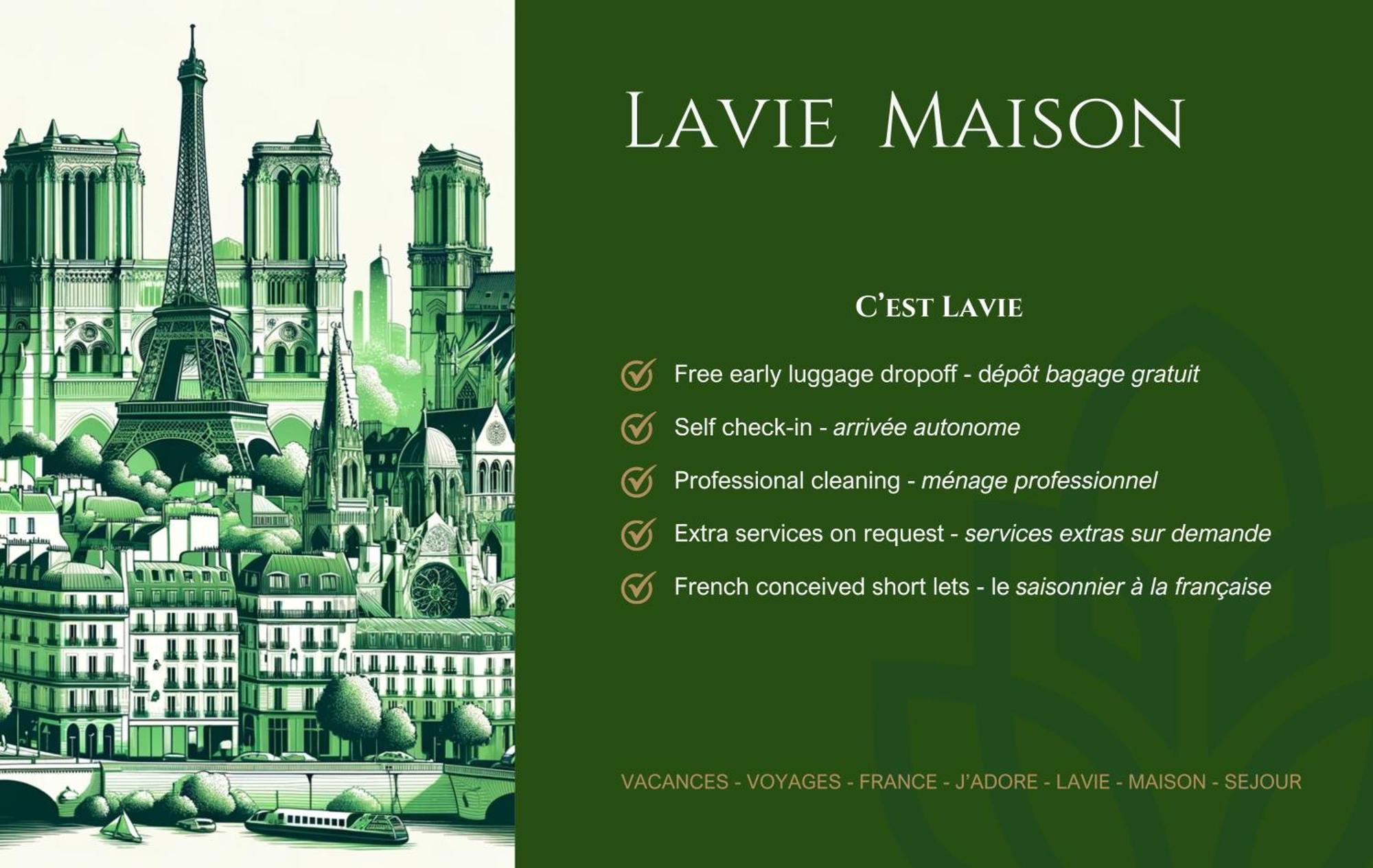 Lavie Maison Eiffel Ac Hot Tub Παρίσι Εξωτερικό φωτογραφία